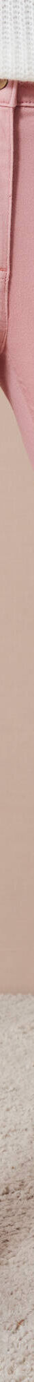 Pantalon droit stretch uni (rose blush) Pantalon droit stretch uni (rose blush)